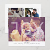 BEGROTING kerstcadeaufoto Aangepaste Kaart (Voorkant / Achterkant)