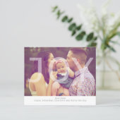 BEGROTING kerstcadeaufoto Aangepaste Kaart (Staand voorkant)