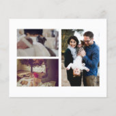 BEGROTING kerstcadeaufoto Aangepaste Kaart (Achterkant)