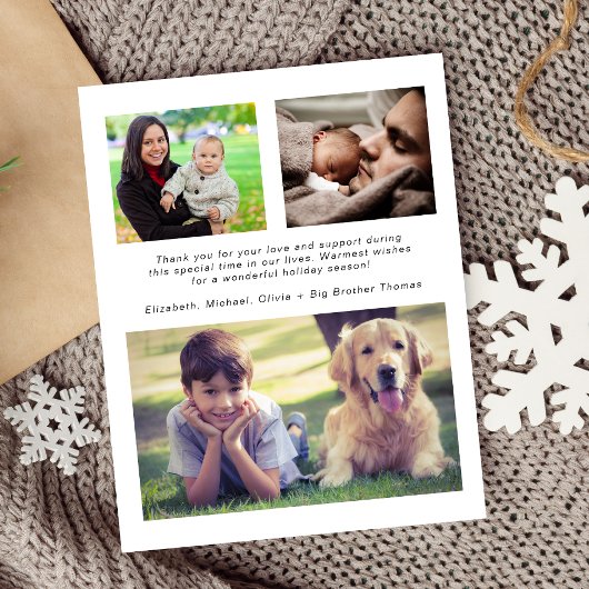 Begroting kerstfeestdag geboorteaankondiging