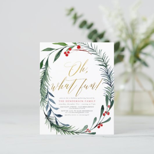 Begroting kerstfeestdag winterberry (Staand voorkant)