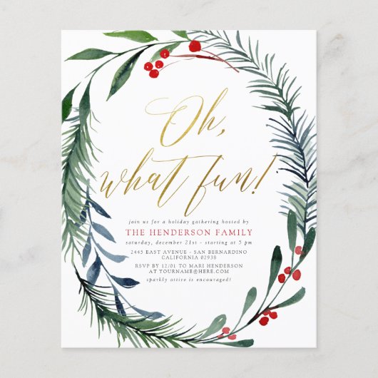 Begroting kerstfeestdag winterberry (Voorkant)