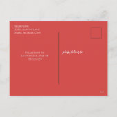 Begroting kerstfeestdagen met feestelijke feestdag feestdagenkaart (Achterkant)