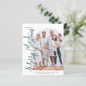 Begroting kerstfoto's en gouden hartfeestdag (Staand voorkant)