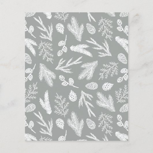 Begroting kerstfoto's en gouden hartfeestdag (Achterkant)