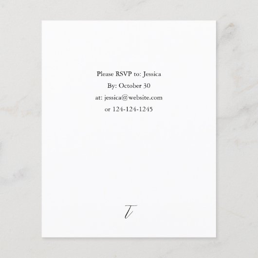 Begroting kerstklei en kaarsfeest (Achterkant)