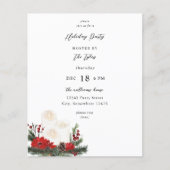 Begroting kerstklei en kaarsfeest flyer (Voorkant)