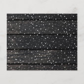 Begroting Kerstmis 3 fotocollage sneeuwvakantie Flyer (Achterkant)