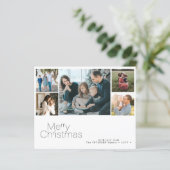 Begroting kerstmis 5 fotocollage (Staand voorkant)