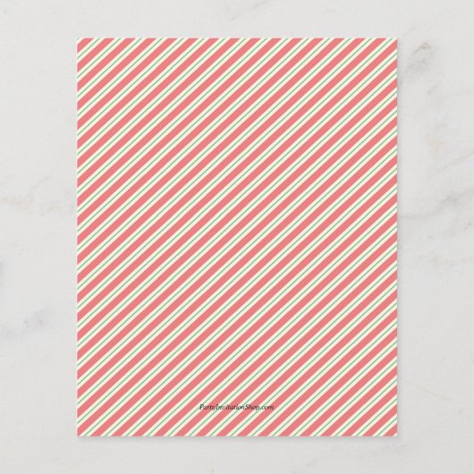 Begroting kerstmis Elf Legs Holiday Uitnodigingen (Achterkant)