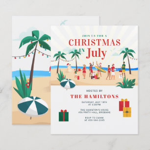 Begroting Kerstmis in uitnodiging van de partij vo