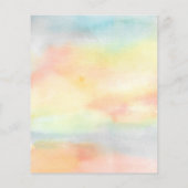 Begroting Kerstmis in uitnodiging van juli (Achterkant)