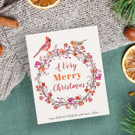 Begroting kerstmis met roestrijke kerkfeestkaart