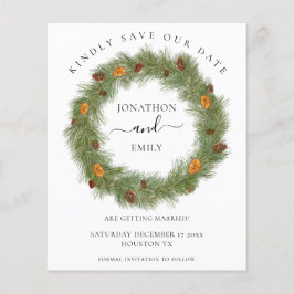 Begroting kerstmis Oranje bruiloft sparen datum