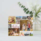 Begroting Kerstmis per jaar om 16 fotokaarten te o (Staand voorkant)