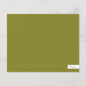 BEGROTING Kerstmis Poinsettia Foto gepersonaliseer (Achterkant)