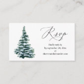 Begroting kerstwinter SM Meal RSVP Informatiekaartje (Voorkant)