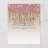 BEGROTING Kinderen van afgelopen dag Nodig roze Un Flyer (Achterkant)