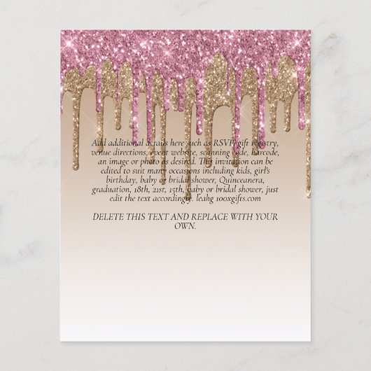 BEGROTING Kinderen van afgelopen dag Nodig roze Un Flyer (Achterkant)