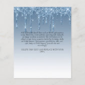 BEGROTING Kinderen van Birthday Nodig Blauwe Unico (Achterkant)