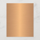 Begroting klassieke goudbruine bruinbruin RSVP Flyer (Achterkant)