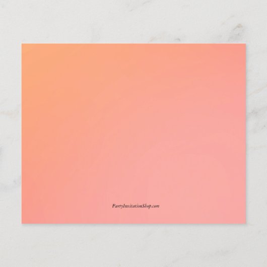 Begroting kleurrijke lichten feestdag uitnodiginge (Achterkant)