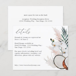 Begroting Kokosnoot Koraal - Witte Florence - Gege