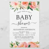 Begroting Koraal Baby shower Florence (Voorkant)