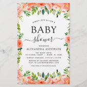 Begroting Koraal Baby shower Florence (Voorkant)