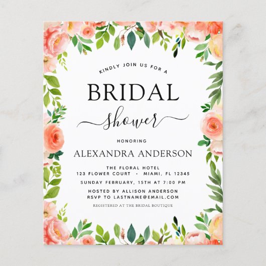 Begroting Koraal Vrijgezellenfeest Florence Flyer (Voorkant)