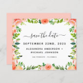 Begroting Koraalpervlakte sparen de Uitnodiging va (Voorkant / Achterkant)