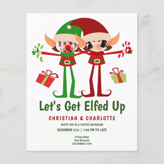 BEGROTING LAAT U VREEMDE kerstfeestvieren (Voorkant)