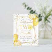Begroting Lemon Waterverf 2e verjaardag van de uit (Staand voorkant)