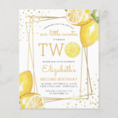 Begroting Lemon Waterverf 2e verjaardag van de uit (Voorkant)