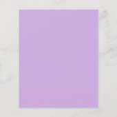 Begroting Lila Birthday Cake 50th Party Invite (Achterkant)