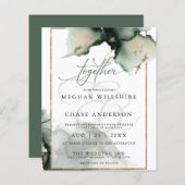 Begroting maar mooi Abstract Sage Green (Voorkant / Achterkant)