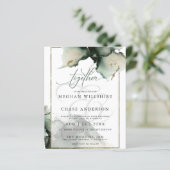 Begroting maar mooi Abstract Sage Green (Staand voorkant)