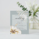 Begroting, maar mooi huwelijk, gouden hibiscus (Staand voorkant)