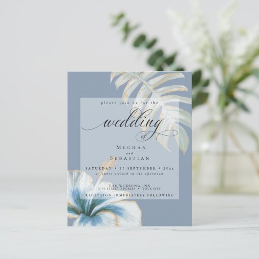 Begroting, maar mooie bruiloft! (Staand voorkant)