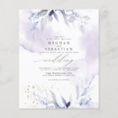 Begroting, maar mooie Elegant Plum Waterverf (Voorkant)