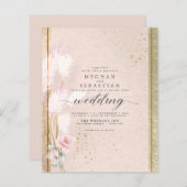 Begroting maar mooie luxe roze Pampas Grass (Voorkant / Achterkant)