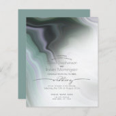 Begroting, maar mooie puisty Jade Agate (Voorkant / Achterkant)