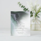 Begroting, maar mooie puisty Jade Agate (Staand voorkant)