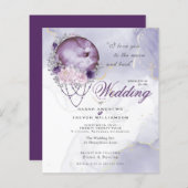 Begroting, maar mooie, roestrijke Paarse volle maa (Voorkant / Achterkant)