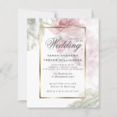 Begroting maar mooie roze roze rozen (Voorkant)