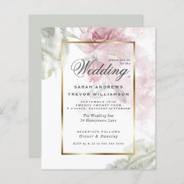 Begroting maar mooie roze roze rozen