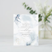 Begroting, maar mooie Waterverf voor puistblauw af (Staand voorkant)