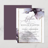 Begroting maar prachtig Abstract Amethyst Paars (Voorkant / Achterkant)