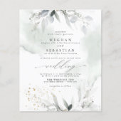 Begroting, maar prachtige elegante Waterverf, afvl (Voorkant)