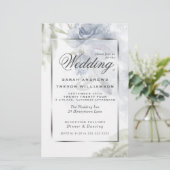 Begroting, maar prachtige Roestblauwe Rozen (Staand voorkant)